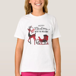 Matching Family Christmas | Personalisiert modern T-Shirt