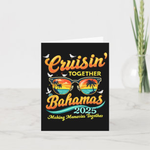 Matching Family Cruisin Zusammen Bahamas 2025 Reis Karte