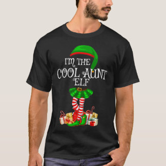 Matching Family Group Ich bin die Coole Tante Elf  T-Shirt
