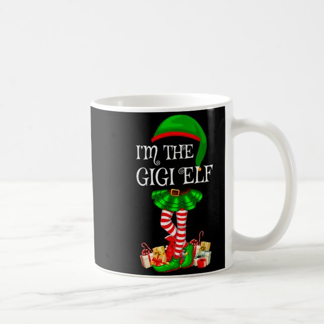 Matching Family Group I'm The Gigi Elf Christmas  Kaffeetasse (Rechts)