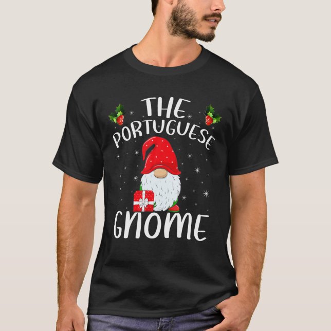 Matching Family Group Weihnachten Der portugiesisc T-Shirt (Vorderseite)