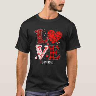 Matching Family Liebe Baseball Herz Funny Valentin T-Shirt