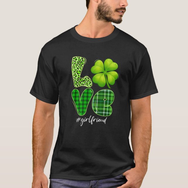 Matching Family Liebe Girlfriend Kleeblatt Funny P T-Shirt (Vorderseite)