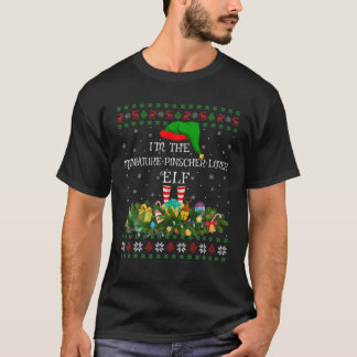Matching Family Ugly Miniature Pinscher Lover Elf T-Shirt
