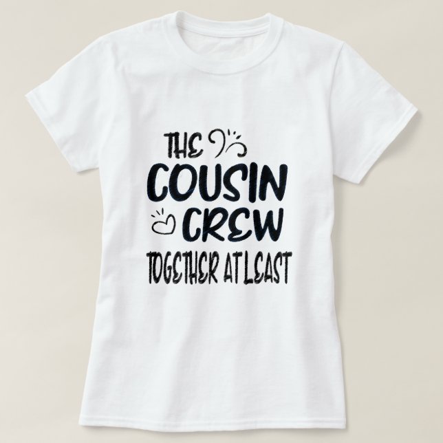 Matching Family Vacation Sommer Cousin Crew Gesche T-Shirt (Design vorne)
