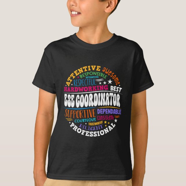 Matching First Day of School Ese Coordinator Extra T-Shirt (Vorderseite)