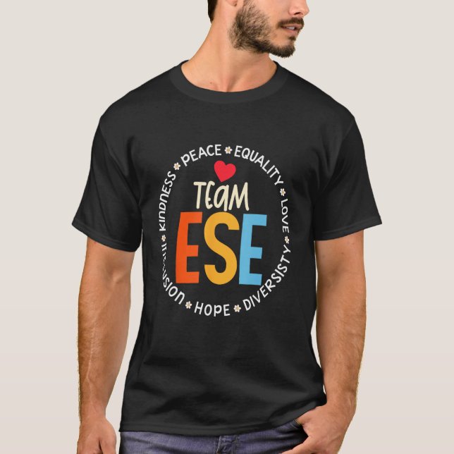 Matching First Day Team ESE Lehrer Student T T-Shirt (Vorderseite)