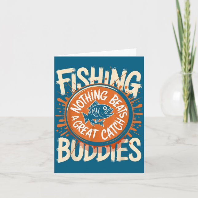 Matching Fishing Buddies Team Fisherman Friends Ch Karte (Vorderseite)