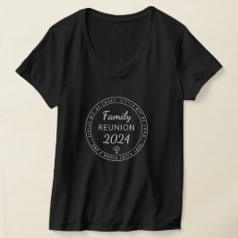 Matching Funny Black Family Wiedersehen 2024 T-Shirt