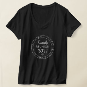 Matching Funny Black Family Wiedersehen 2024 T-Shirt