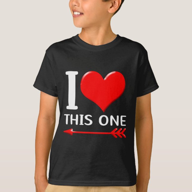 Matching His And Hers Couples Funny Set Valentine  T-Shirt (Vorderseite)