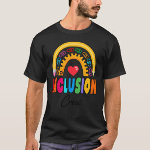 Matching Inclusion Crew Special Bildung Teacher T-Shirt