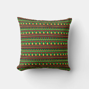 Matching Kwanzaa Yellow Red Black Green Kissen