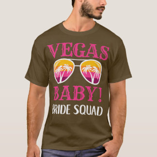 Matching Las Vegas Wedding Brides Babes Bride Squa T-Shirt