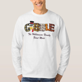 Matching Name Erntedank Couple Turkey Gobble B T-Shirt