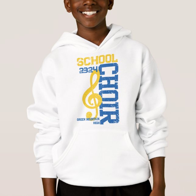 Matching Name Year Choir Group Social Handle Hoodie (Vorderseite)