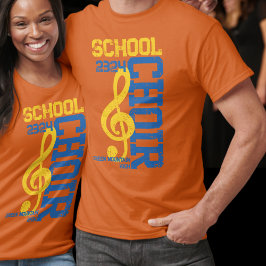 Matching Name Year Choir Group Social Handle T-Shirt