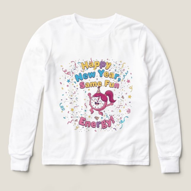 Matching New Year Fun Energy Gifts for Boys & Girl (Motif recto)