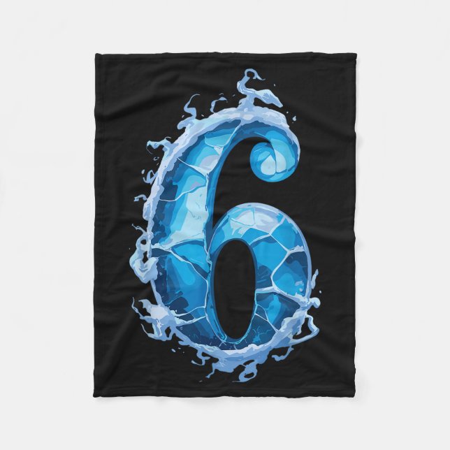 Matching Six Seven Flaming Ice Funny Meme 67 Coupl Fleecedecke (Vorderseite)