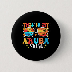 Matching Summer Family Vacation Beach Tour Aruba Button