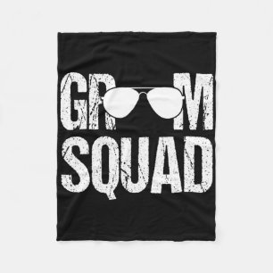 Matching Trauzeuge Group Bachelor Party Groom Squa Fleecedecke