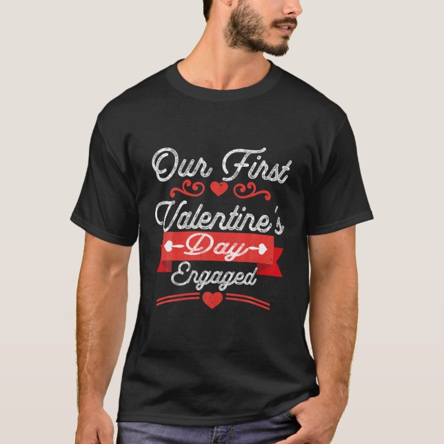 Matching Valentine Outfits, unsere ersten Valentin T-Shirt (Vorderseite)