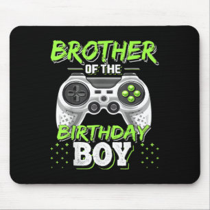 Matching Video Game Geburtstag Bruder der Geburt Mousepad