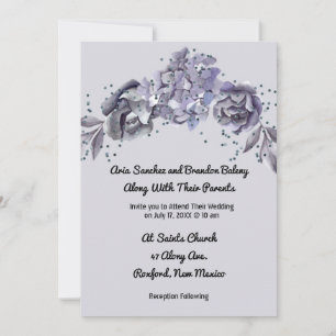 Matching Wedding Einladung Slate BlueEinladung