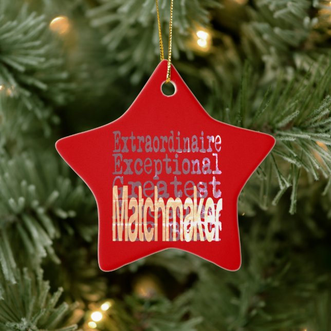 Matchmaker Extraordinaire Keramik Ornament (Baum)