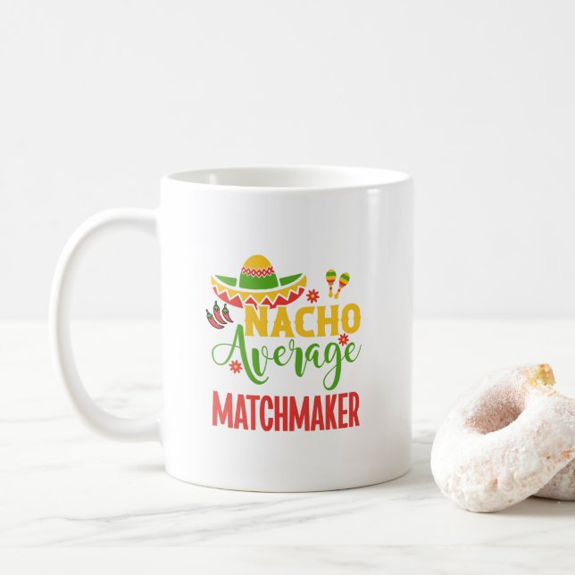 Matchmaker Mama Ehevermittler Kaffeetasse (Mit Donut)
