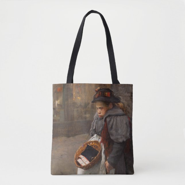Matchstick Girl Poor Street Urchin Urban Poverty Tasche (Vorderseite)