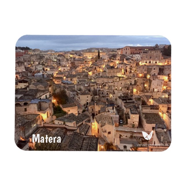 Matera, Italien - Magnet von Velvet Escape (Horizontal)