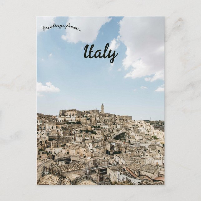 Matera Italien Postkarte (Vorderseite)