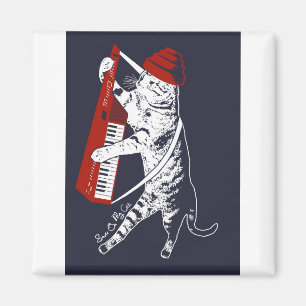 Material auf meiner Katze - keytar Magnet