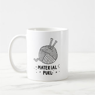 Material Purl Fabulous Knitter Puppe Tasse