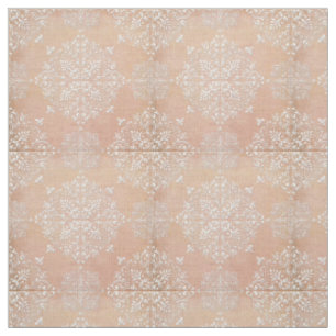 Matériau en tissu de dentelle en diamant Damas