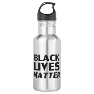 Materie für schwarze Leben - Wasserflasche