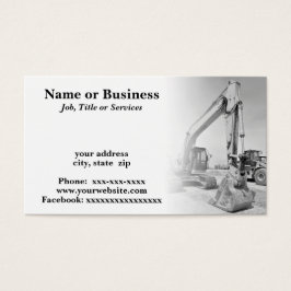 matériel de construction de la pelle arrière en no