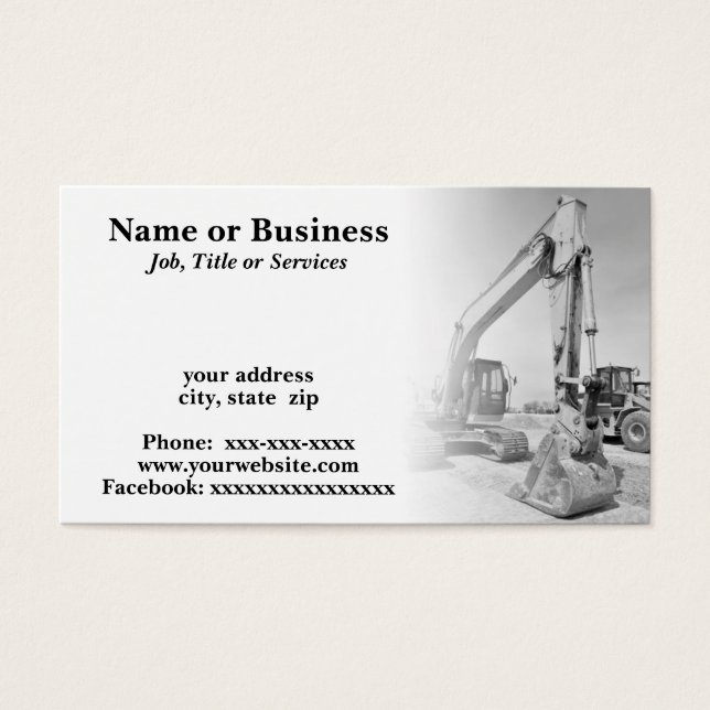 matériel de construction de la pelle arrière en no (Devant)