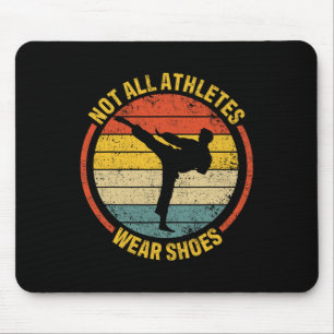 Materielle Kunst nicht alle Athleten tragen Schuhe Mousepad