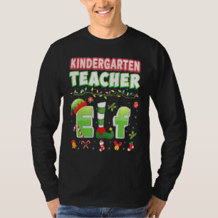 Maternelle Enseignant Elf Christmas Light Sweat U