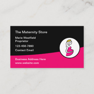 Maternity Medical Business Cards Trendy Design Visitenkarte