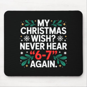 Math 67 Meme Lustig Sechs Sieben Weihnachten Stude Mousepad