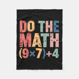 Math 67 Meme Sechs Sieben Illustration Fleecedecke
