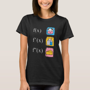 Math-Ableitung Kuhmilchkäse Analyse Mathematik Tea T-Shirt