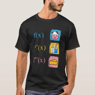 Math-Ableitung Kuhmilchkäse Analyse Mathematik Tea T-Shirt