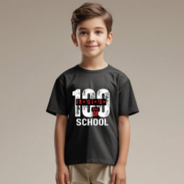 Math Amusant 100 Jours d'école T-shirt enfant, drô