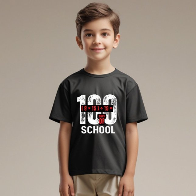 Math Amusant 100 Jours d'école T-shirt enfant, drô (Créateur téléchargé)