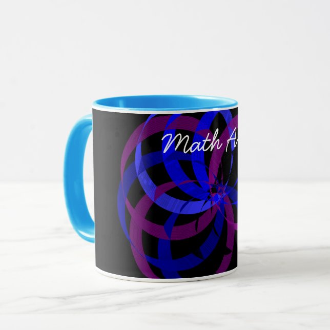 Math Art Ring Coffee Tasse (Vorderseite Links)