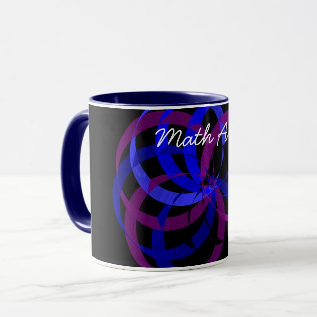 Math Art Ring Coffee Tasse (Vorderseite Links)